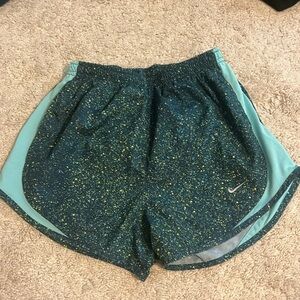 Spray paint look Nike shorts
